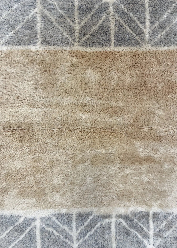 3'6"x3'10" Beni Ourain Hand Knotted