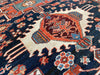3'6"x4'4" Karaja Hand Knotted