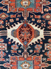 3'6"x4'4" Karaja Hand Knotted