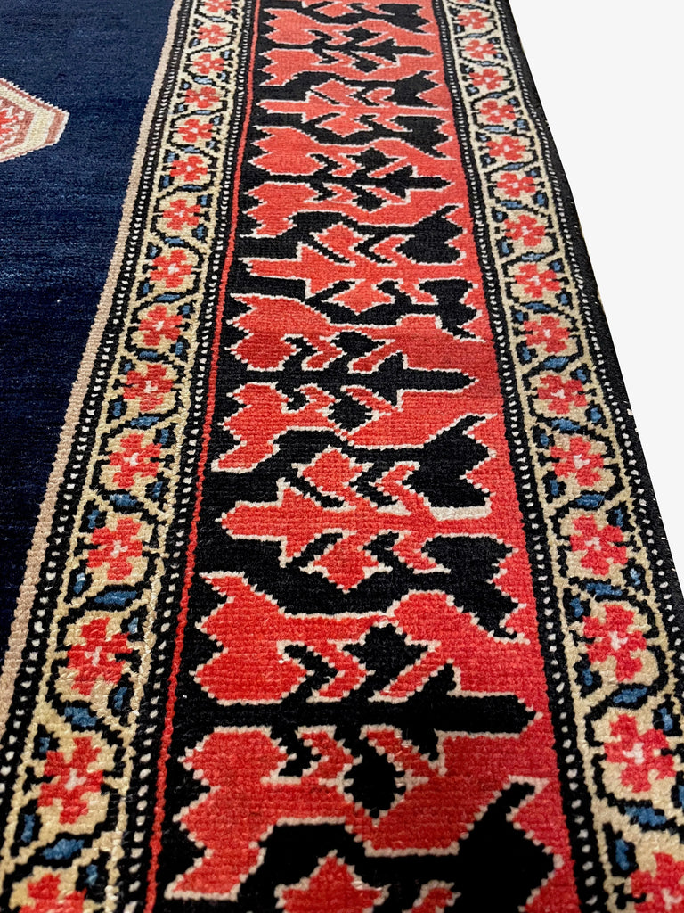 3'6"x4'8" Farahan Malayir Hand Knotted