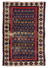 3'6"x5'1" Kuba Hand Knotted