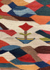 3'6"x5'1" Sennah Kilim Hand Knotted