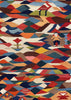 3'6"x5'1" Sennah Kilim Hand Knotted