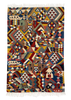 3'6"x5'3" Sennah Kilim Hand Knotted