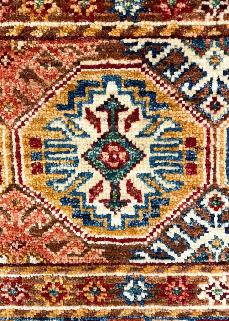 3'6"x5'4" Khorjeen Hand Knotted