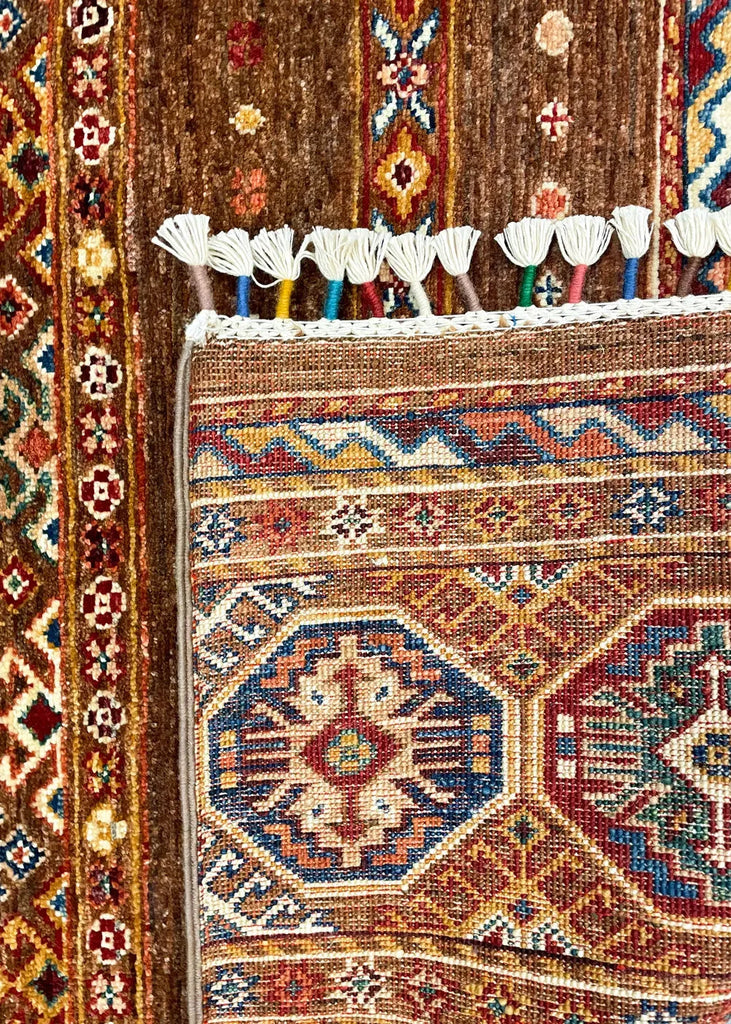 3'6"x5'4" Khorjeen (s) Hand Knotted