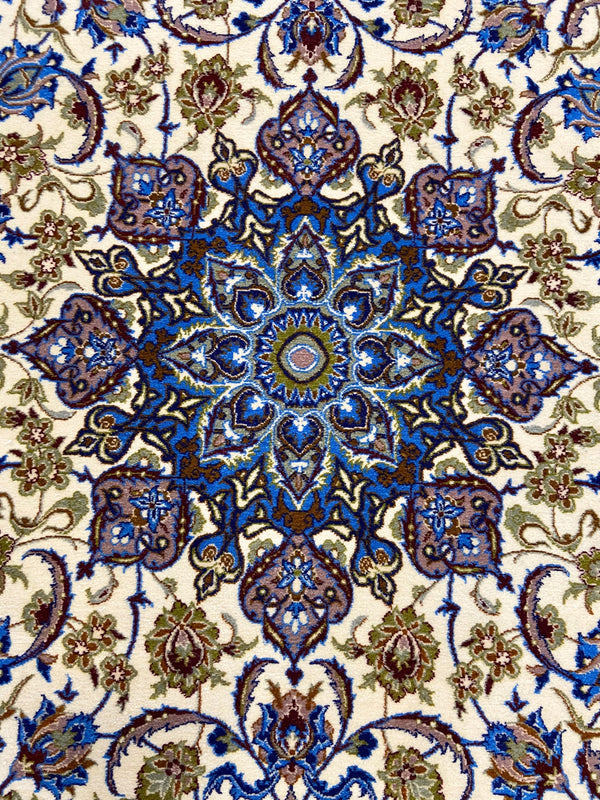 3'6"x5'6" Isfahan Hand Knotted