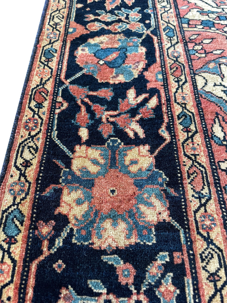 3'6"x5' Farahan Sarouk Hand Knotted