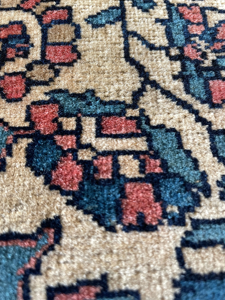 3'6"x5' Farahan Sarouk Hand Knotted