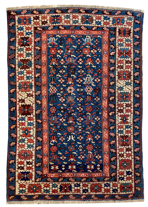 3'6"x5' Kuba Hand Knotted