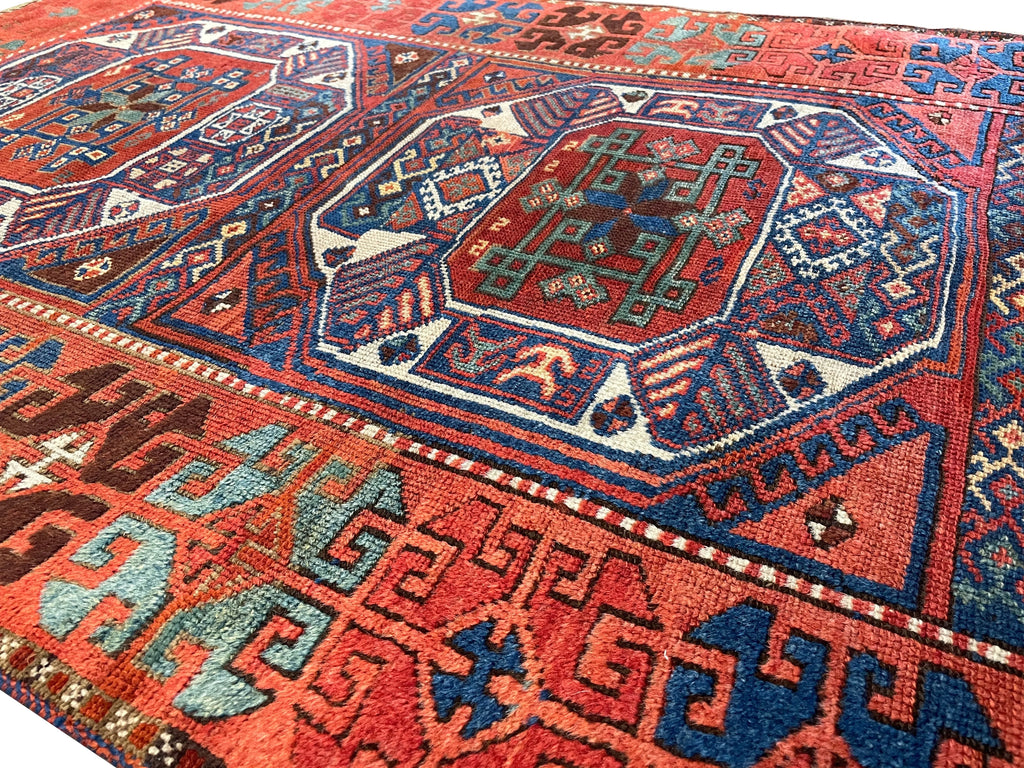 3'6"x6'8" Yuruk Hand Knotted