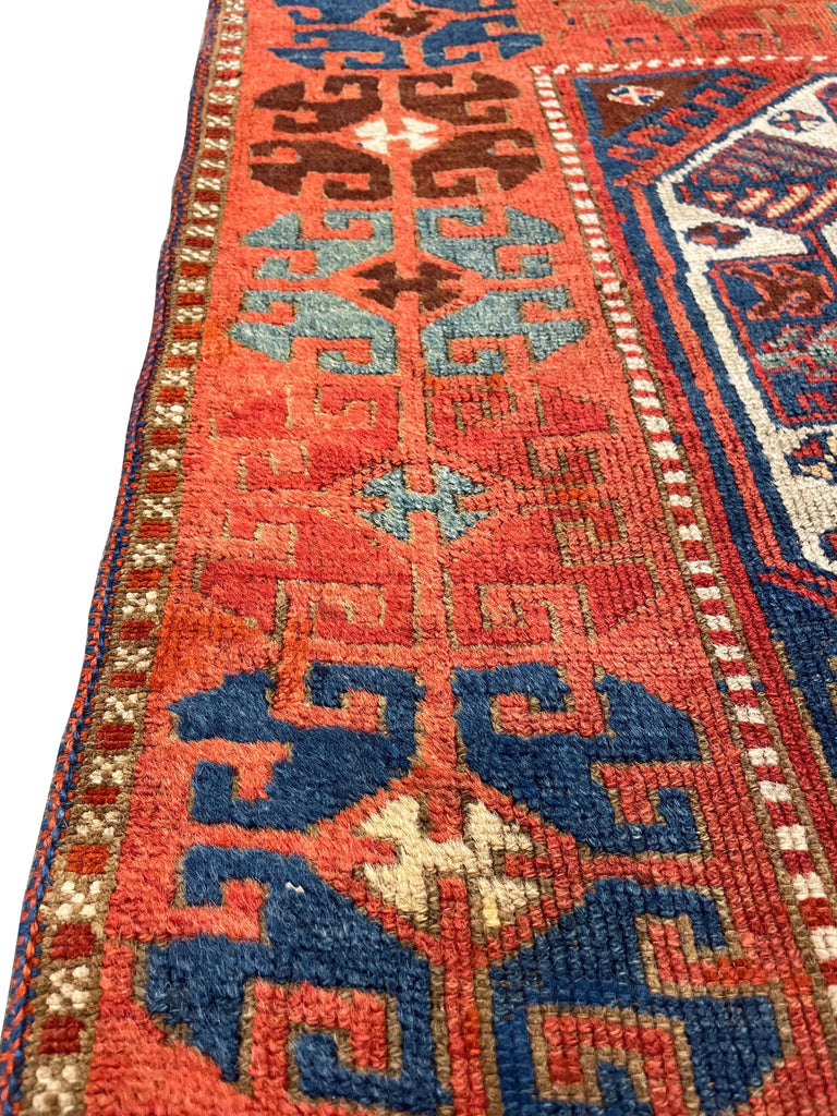 3'6"x6'8" Yuruk Hand Knotted