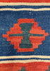 3'7"x10'2" Kurdish Kilim Hand Knotted