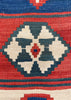 3'7"x10'2" Kurdish Kilim Hand Knotted