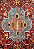 3'7"x4'4" Kuba Zejwa Hand Knotted