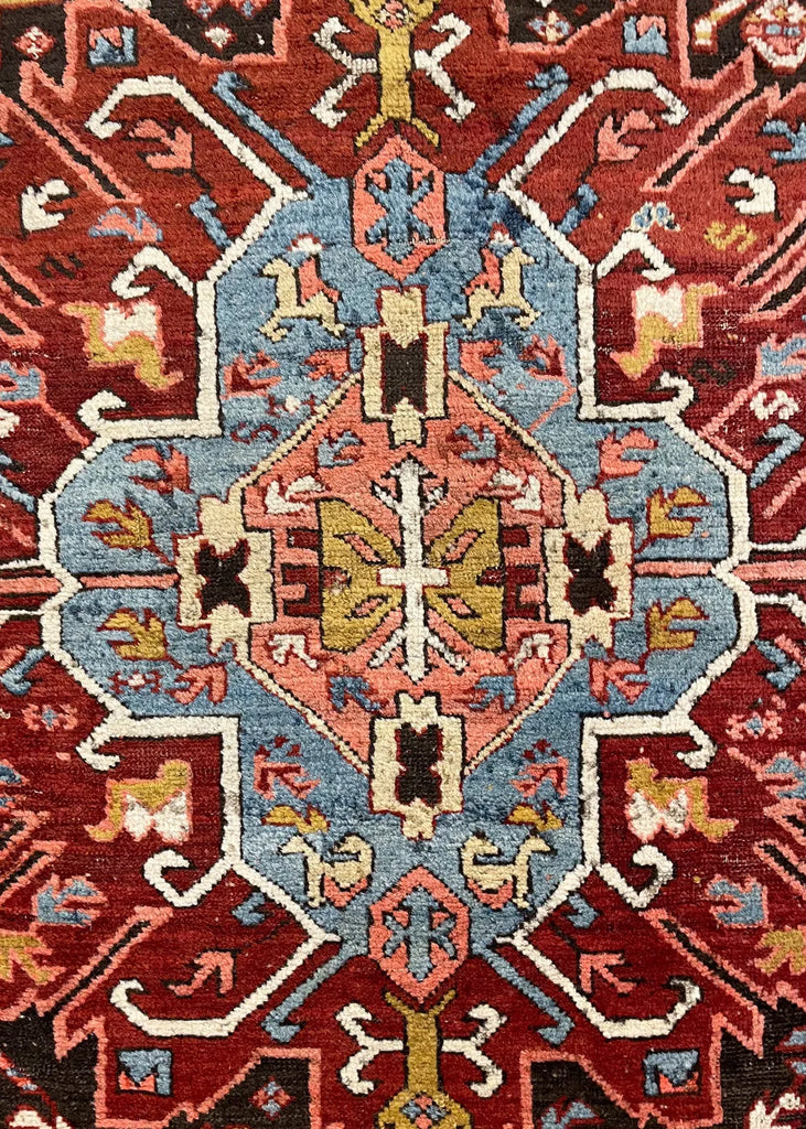 3'7"x4'4" Kuba Zejwa Hand Knotted