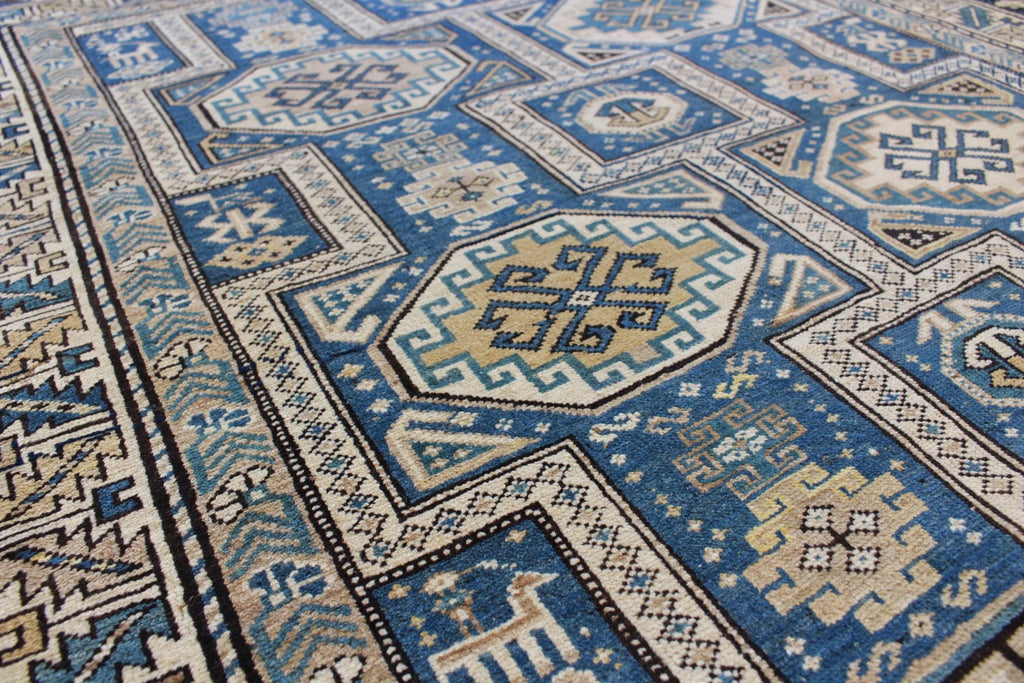 3'7"x4'6" Shirvan Baku Hand Knotted