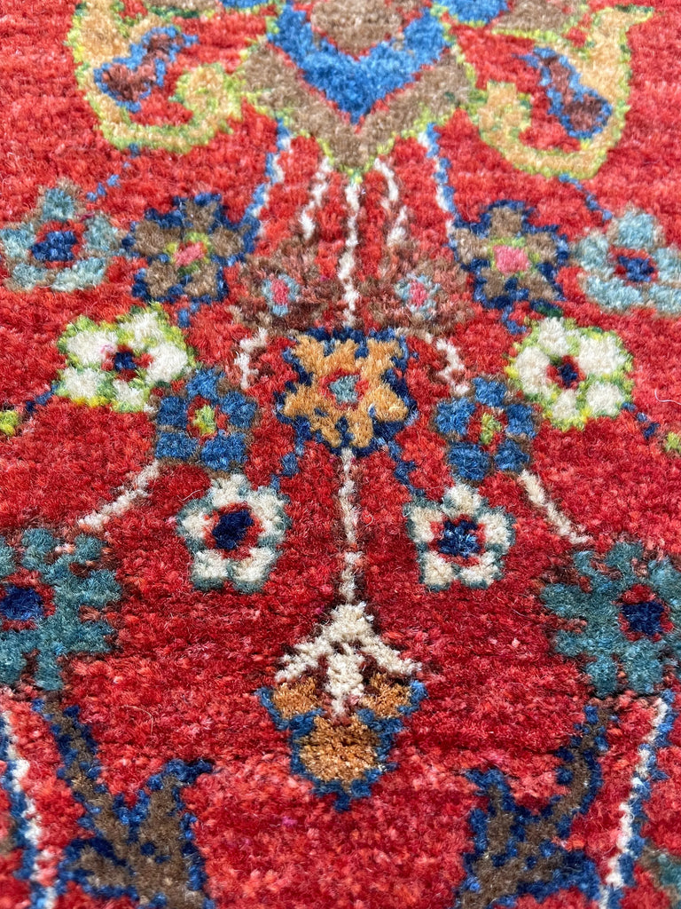 3'7"x5'1" Halvai Bidjar Hand Knotted