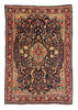 3'7"x5'3" Halvai Bidjar Hand Knotted