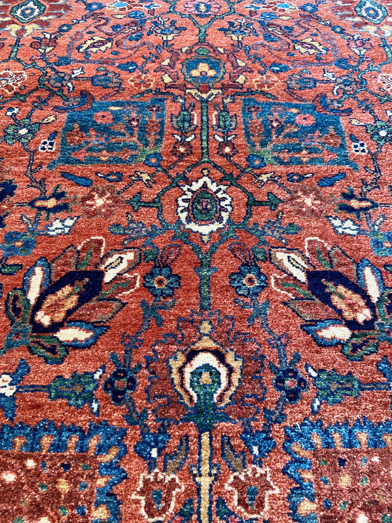 3'7"x5'4" Bijar (s) Hand Knotted
