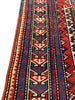 3'7"x5'5" Kazak Prayer Rug Hand Knotted