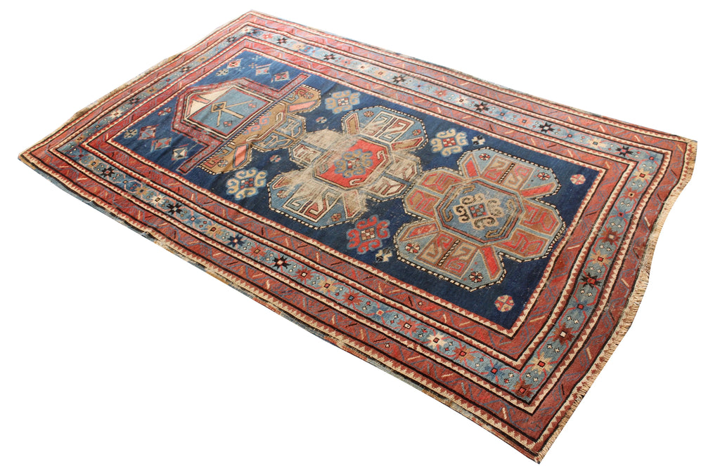 3'7"x5'8" Shusha Prayer Rug (s) Hand Knotted
