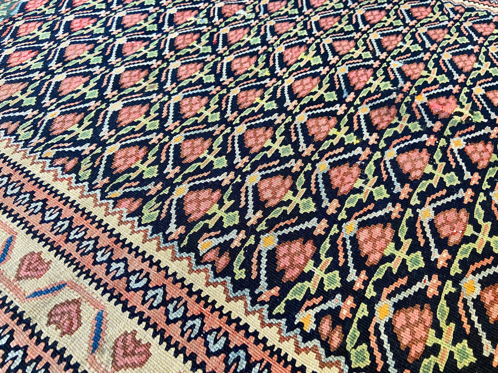 3'7"x5' Sennah Kilim Hand Woven