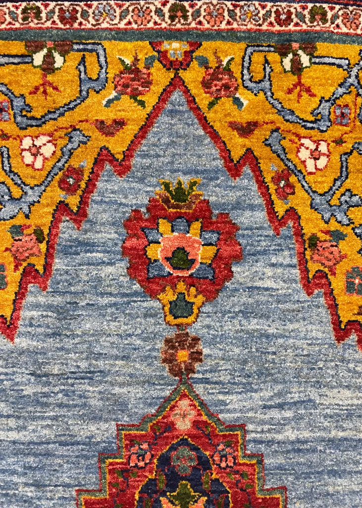 3'7"x6'1" Hand Knotted