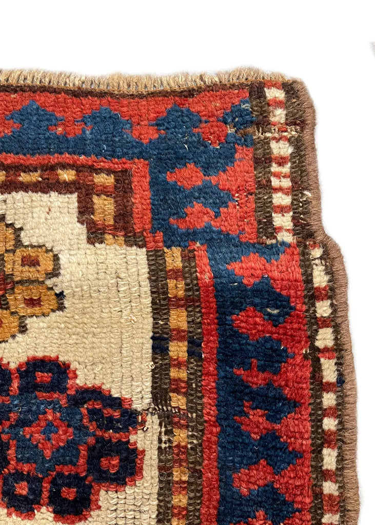 3'7"x8'10" Armenian Chelaberd Hand Knotted