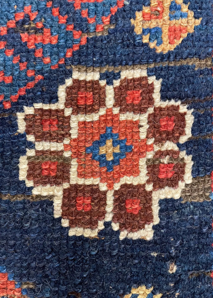 3'7"x8'10" Armenian Chelaberd Hand Knotted