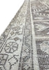 3'7"x9'11" Hamadan "Distressed" (s) Hand Knotted