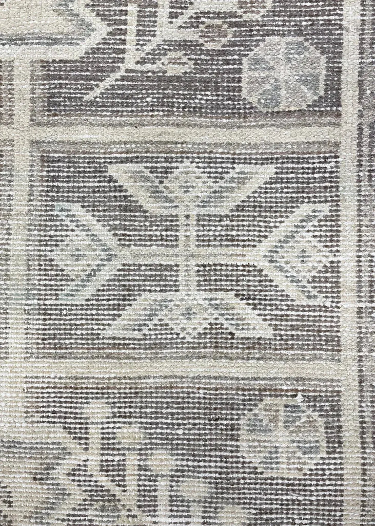 3'7"x9'11" Hamadan "Distressed" (s) Hand Knotted