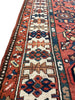 3'8"x14'2" Kurdish Hand Knotted