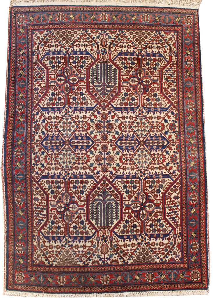 3'8"x5'3" Josheghan Hand Knotted