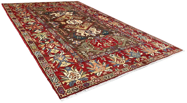 3'8"x5'9" Alpan Kuba Hand Knotted