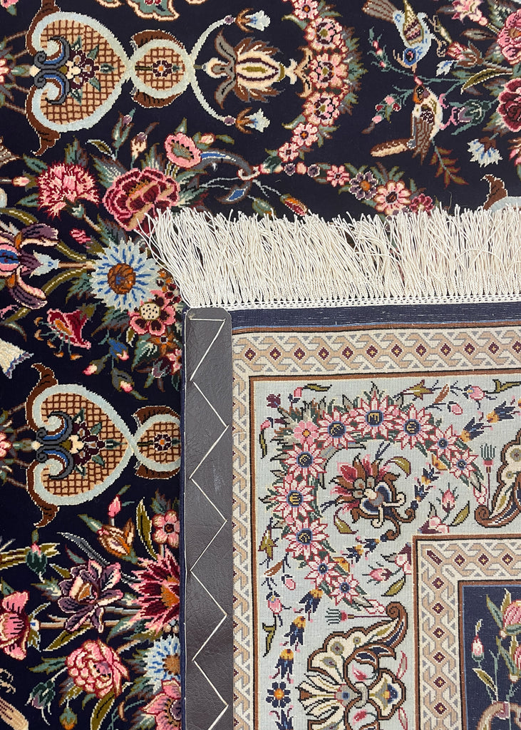 3'8"x5'9" Isfahan Hand Knotted