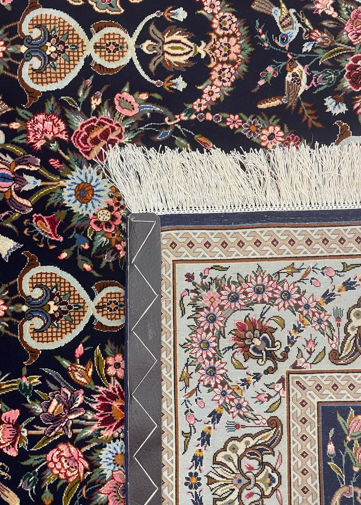 3'8"x5'9" Isfahan Hand Knotted
