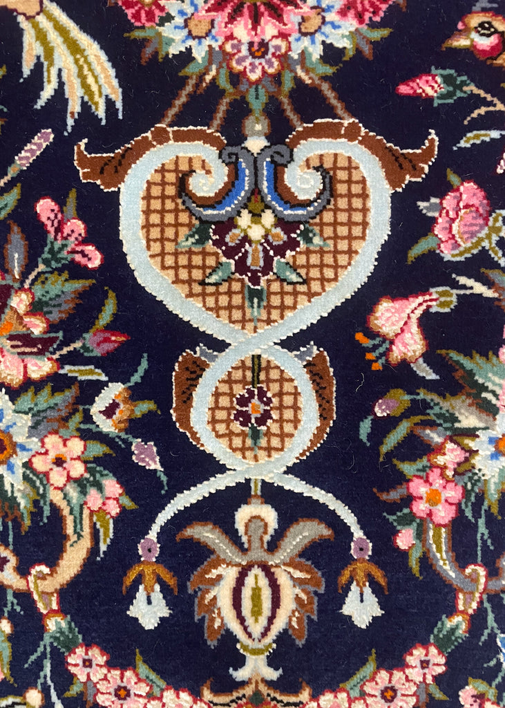 3'8"x5'9" Isfahan Hand Knotted