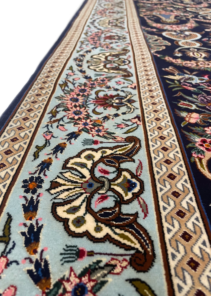 3'8"x5'9" Isfahan Hand Knotted