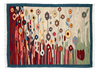 3'8"x5' Abstract Kilim Hand Knotted