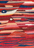 3'8"x5' Abstract Kilim Hand Knotted