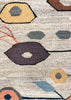 3'8"x5' Abstract Kilim Hand Knotted
