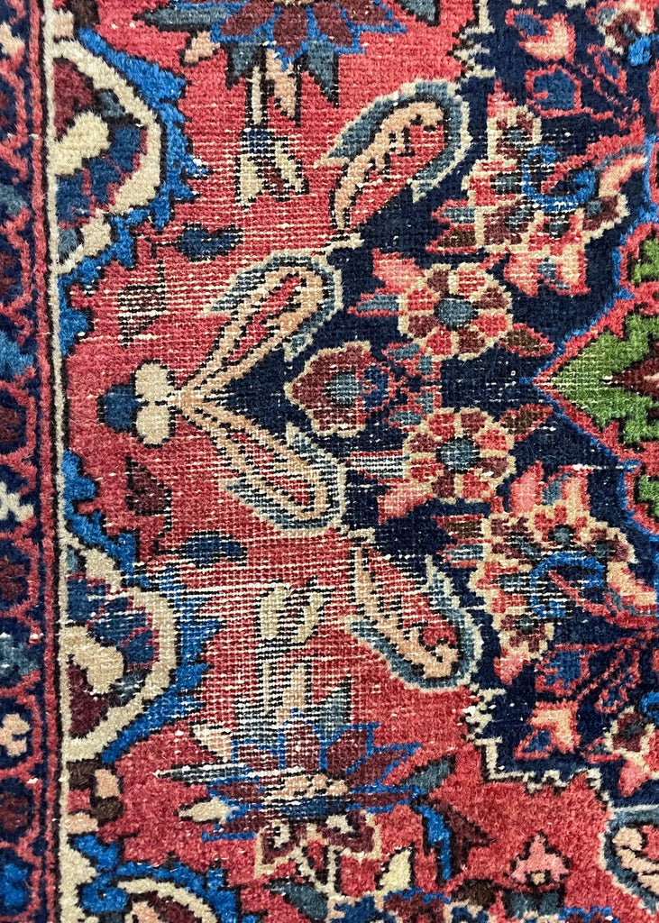3'8"x5' Hamadan Hand Knotted