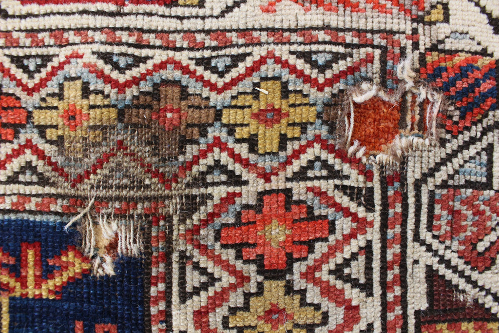 3'8"x5' Shirvan Hand Knotted