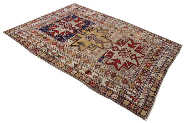 3'8"x5' Shirvan Hand Knotted