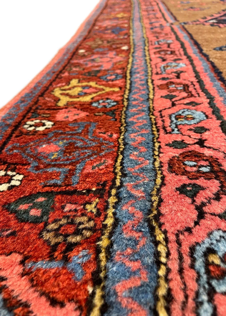 3'8"x6'6" Khamseh Hamadan Hand Knotted