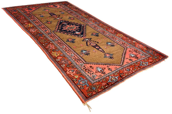 3'8"x6'6" Khamseh Hamadan Hand Knotted