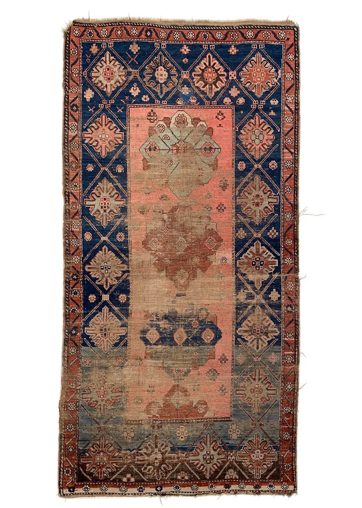 3'8"x7'3" Karabaugh Hand Knotted