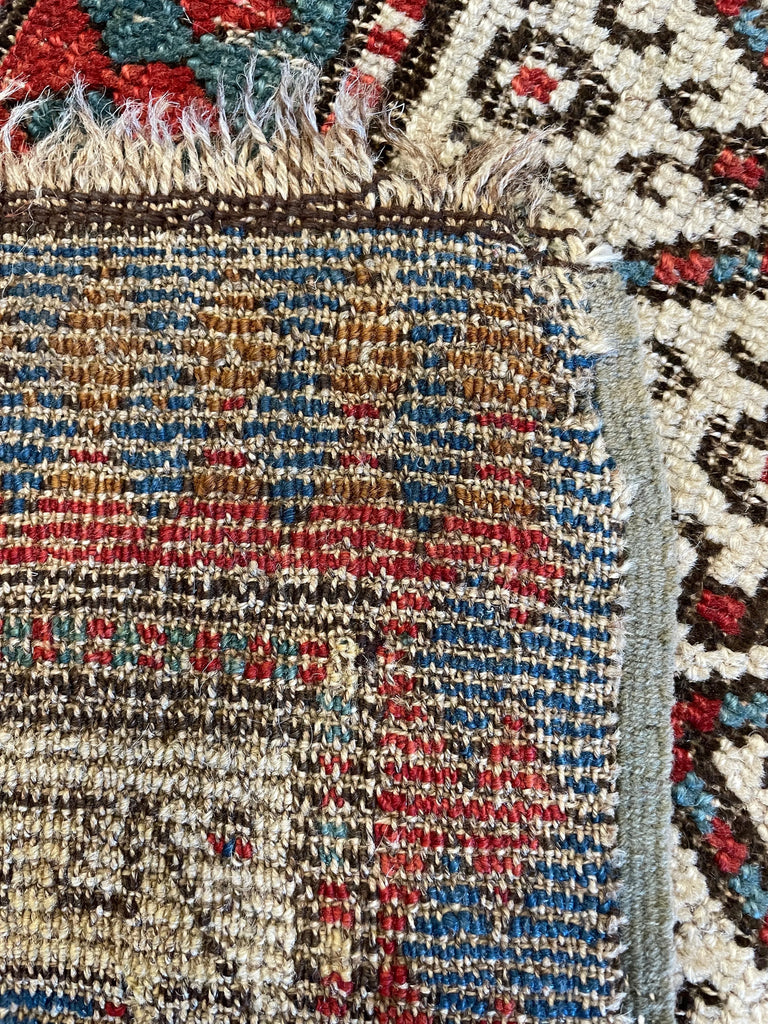 3'8"x8'6" Moghan Hand Knotted