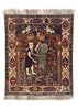 3'9"x4'5" Qashqai Hand Knotted